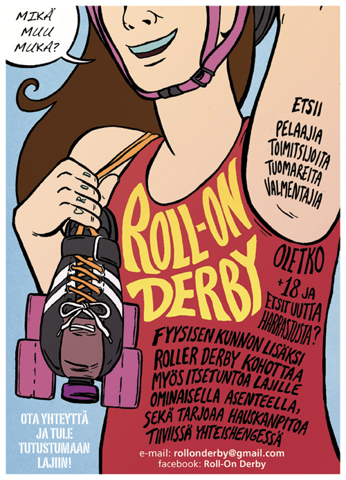 Roll-On Derby recruitment poster